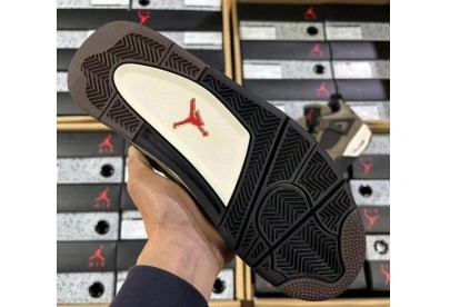 Brown AJ4-882335 Air Retro Jordan 4 Travis Scott x 1025